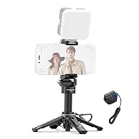 Vista 12 de NEEWER - Trípode básico de palo de selfie para cámara DSLR de acción, webcam, mini video de vlogging, soporte de escritorio, accesorios compatibles