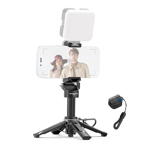 Miniatura 12 de NEEWER - Trípode básico de palo de selfie para cámara DSLR de acción, webcam, mini video de vlogging, soporte de escritorio, accesorios compatibles
