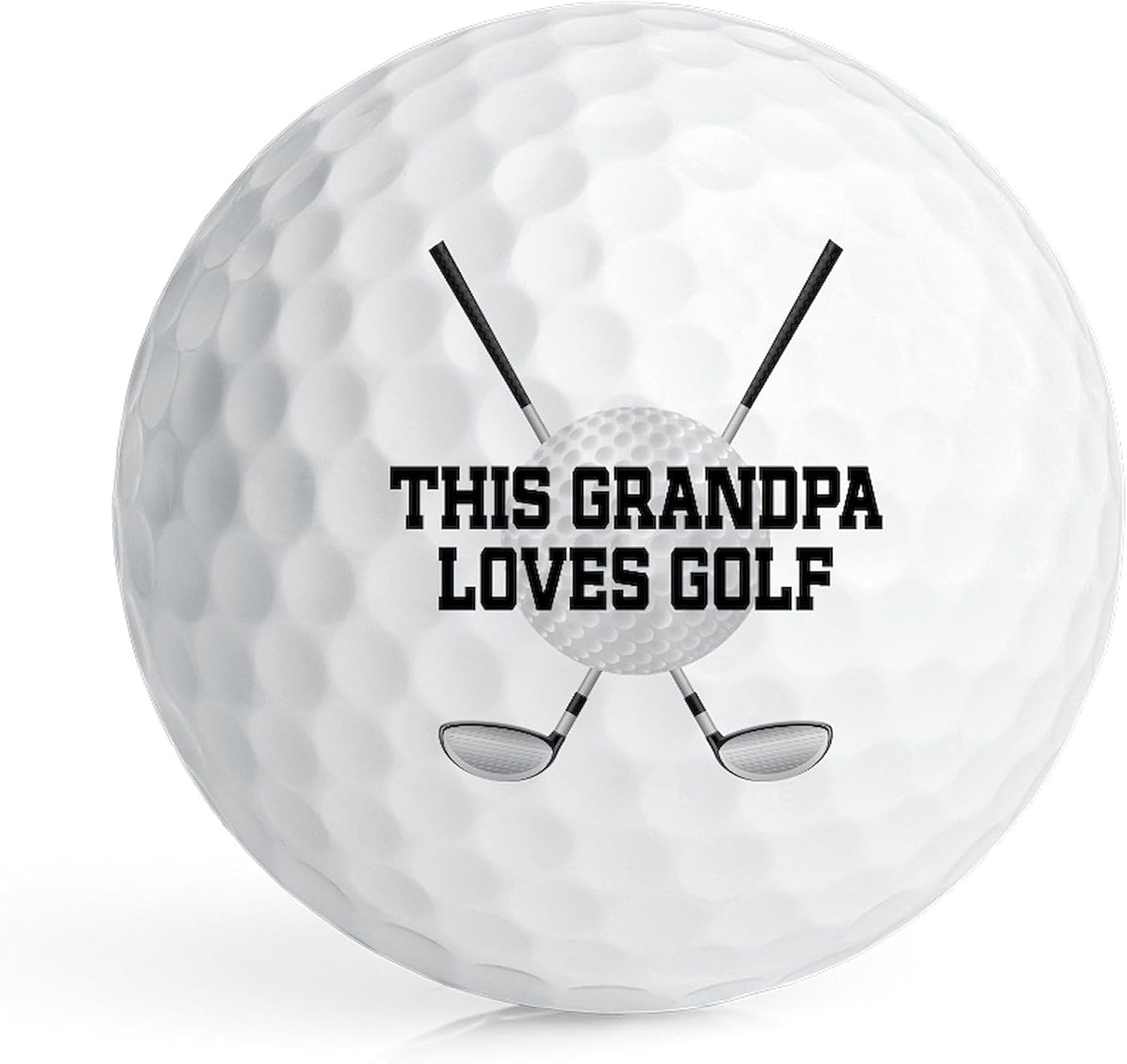 CafePress Grandpa Loves Golf Novelty Golf Balls (Pk of 12)