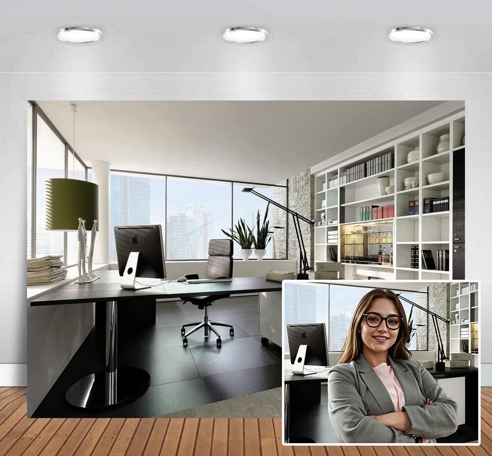 Retro Computer Photo Backdrop 7x5 FT | Hacker Room Background For Photography