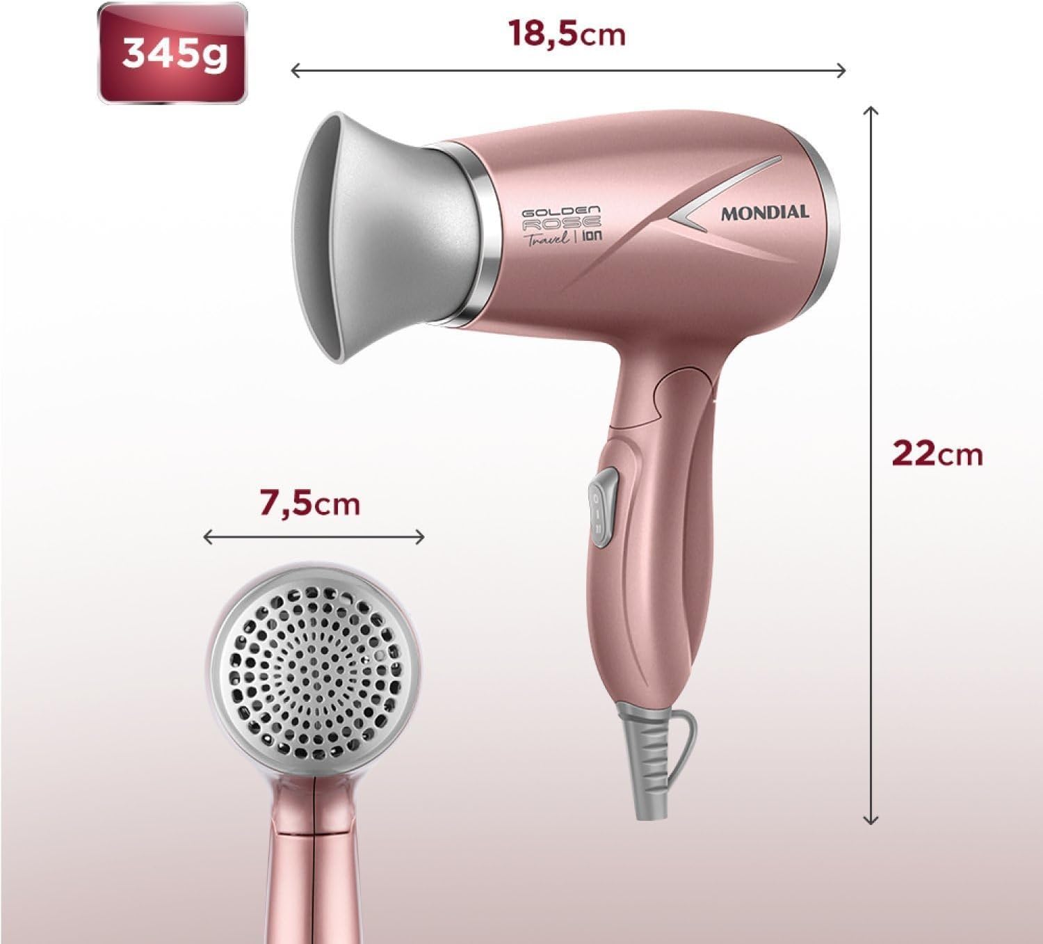 Secador de Cabelo Travel 1200w: Review após 7 dias de uso real