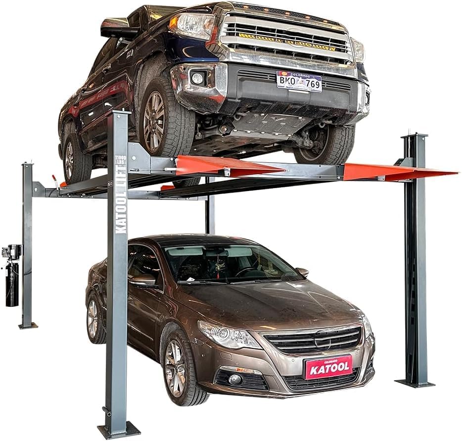 KT-4H110 11,000 Lbs 3.0HP 4 Post Car Lift Heavy...