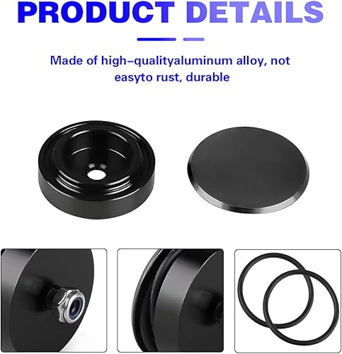 Miniatura 4 de BELOMI Tapón para limpiaparabrisas trasero, tapa de ojal para limpiaparabrisas trasero, impermeable, kit de cubierta para limpiaparabrisas trasero