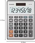Casio MS-80B Standard Function Desktop Calculator,Black