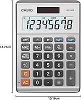 Vista 6 de Calculadora de escritorio Casio MS-80B de funciones estándar