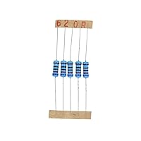 Vista 124 de 100PCS 1 vatios 1W 0R1 0.1 ohmios 1% resistencia de película metálica