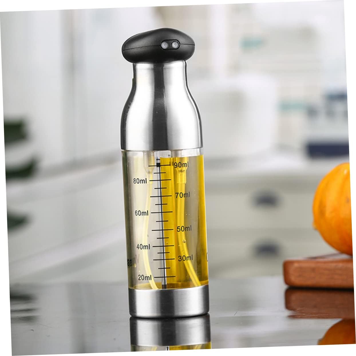 PRETYZOOM Oil Vinegar Sprayer Kitchen Oil Bottle Easy Pressure Dispenser for Cooking Bbq Baking