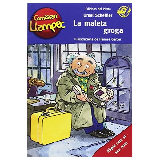 La Maleta Groga: Llibre infantil de detectius per a nens de 8 anys amb enigmes per resoldre anant davant del mirall! Llibre per nens en català: 3 (Comissari Llampec)
