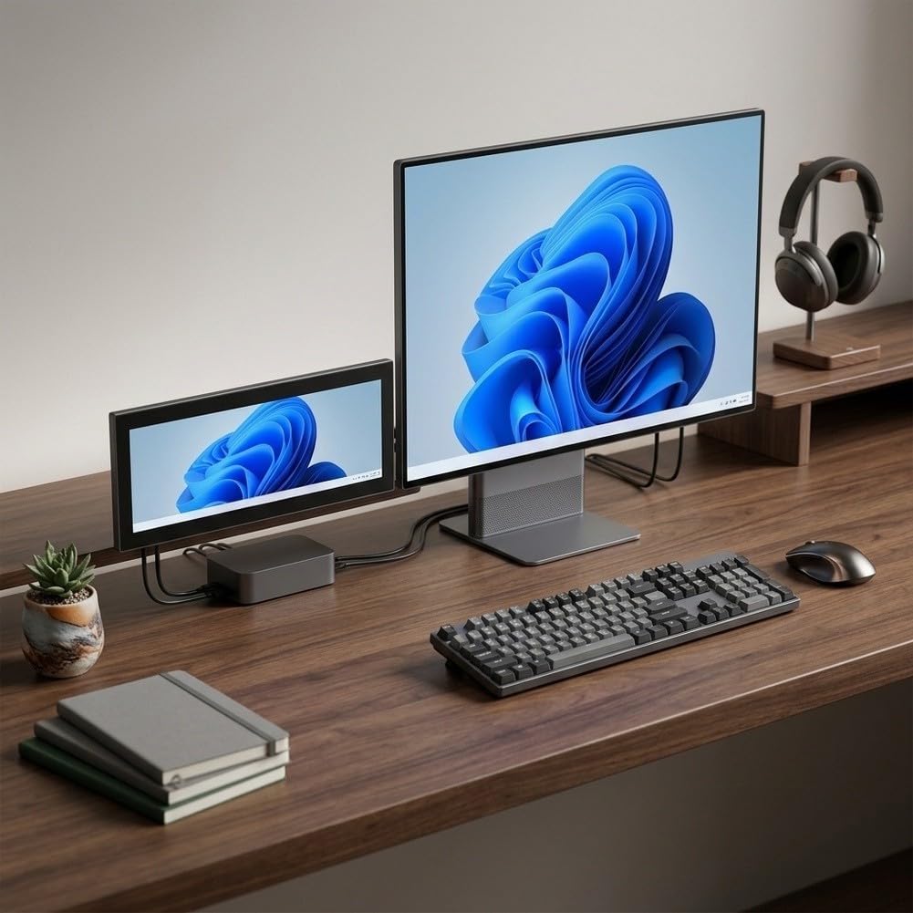Monitor touch capacitivo a 5 punti da 8,8 pollici & Play capacitivo | 480 x 1920 per risoluzione, colori vivaci, angolo di visione di 170°, ideale per multimediali, giochi e produttività