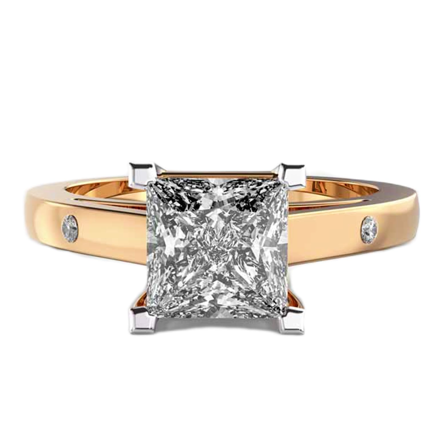 Bague argent sterling 925 anti-ternissement éclat éternel