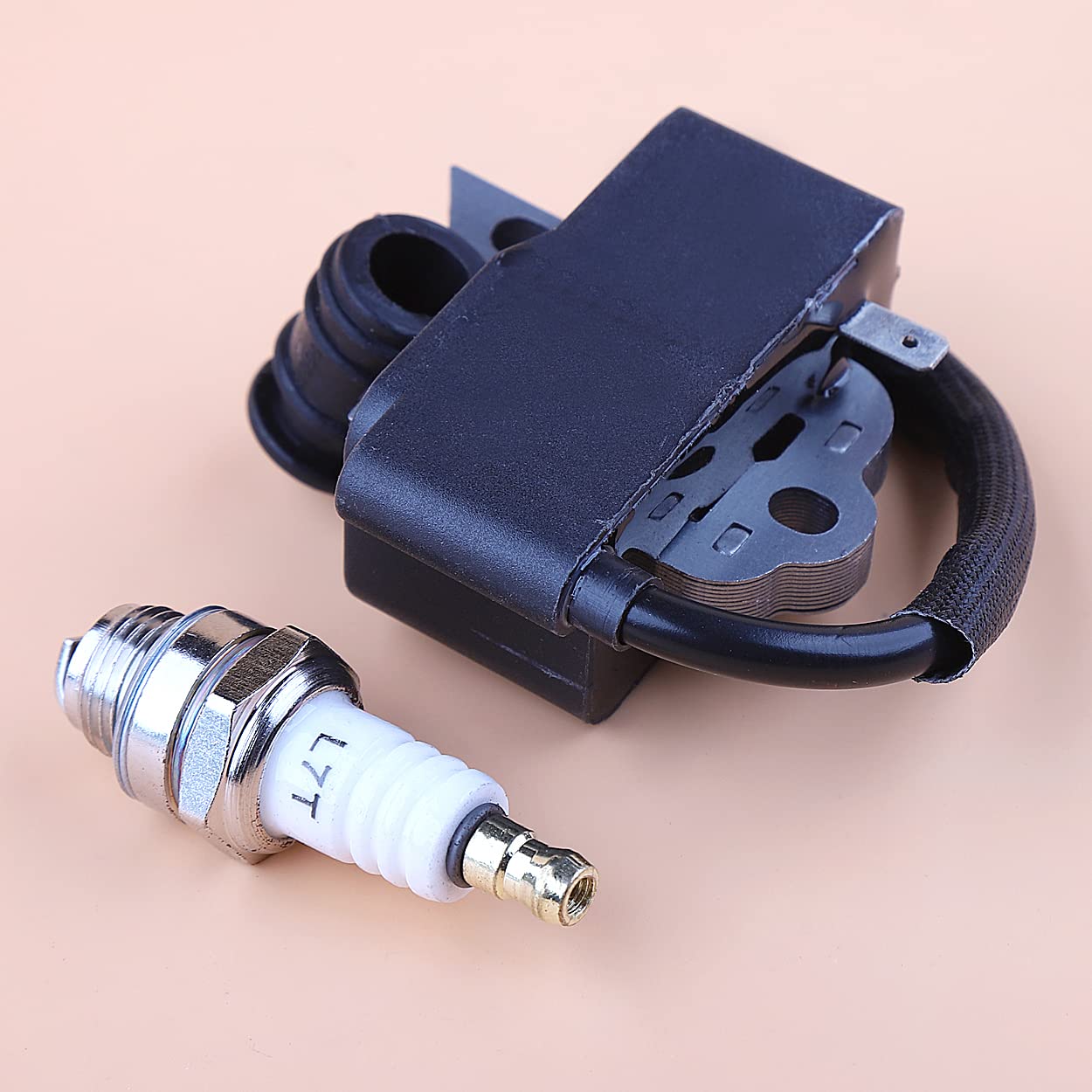 Kit de bujías y Bobina de Encendido for Motosierra CS-370, CS-400, CS-420ES, CS-370F y CS-400F (Pieza A411000264) Piezas de jardín