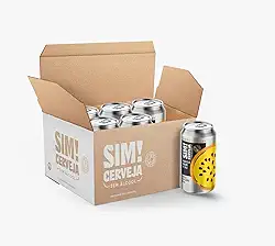 Sim! Cerveja Sem Álcool - MARACUJÁ SOUR'N SALT - COMBO com 6 unidades