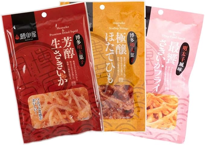 Amazon ふくや 鱈卵屋 博多 明太子 珍味 おつまみ 3種食べ比べセット 芳醇生さきいか30g 極醸ほたてひも30g 最饗さきいかフライ40g 各1袋 鱈卵屋 おつまみ 珍味 通販 Amazon ふくや 鱈卵屋 博多 明太子 珍味 おつまみ 3種食べ比べセット 芳醇生さきいか30g 極醸ほたてひも30g 最饗さきいかフライ40g 各1袋 鱈卵屋 おつまみ 珍味 通販