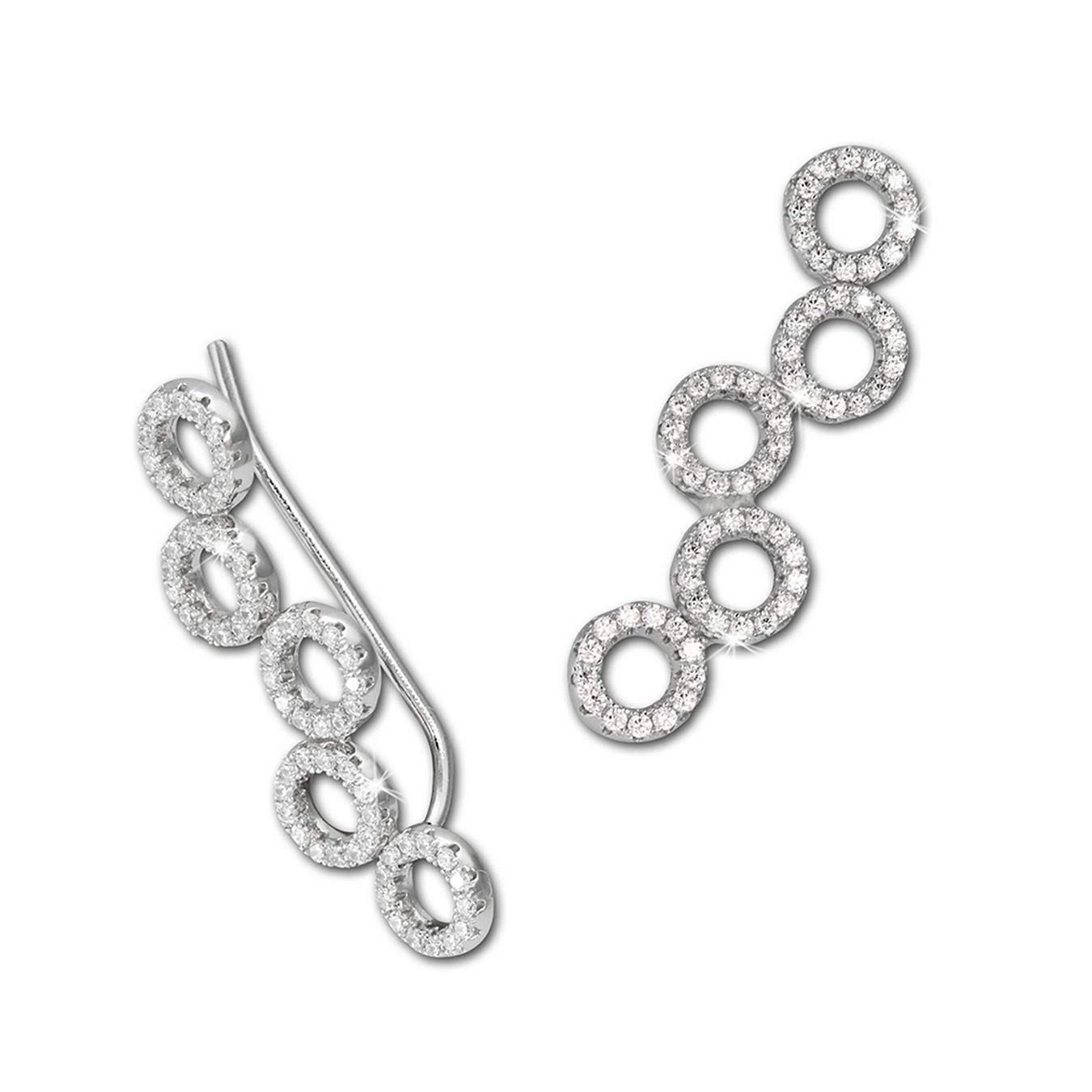 Silberdream Colore a Scelta Ear Polso Zirconia 925 Argento