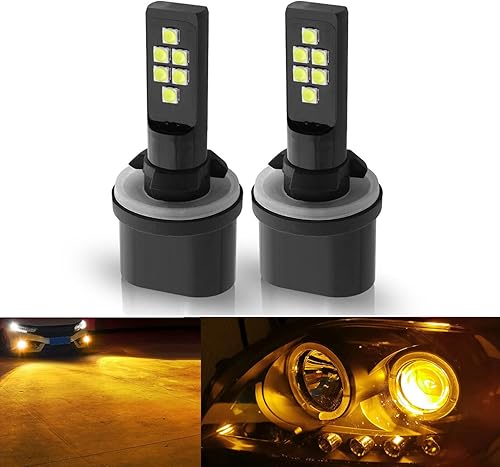 Miniatura 11 de Socal-Led Lighting 2x Focos avanzados de luces Led de niebla, 3030 SMD brillante, colorido, diurno de la ejecución de la lámpara DRL, Rojo