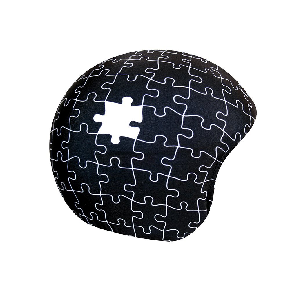 COOLCASC® Universal Fit Helmet Cover, Puzzle