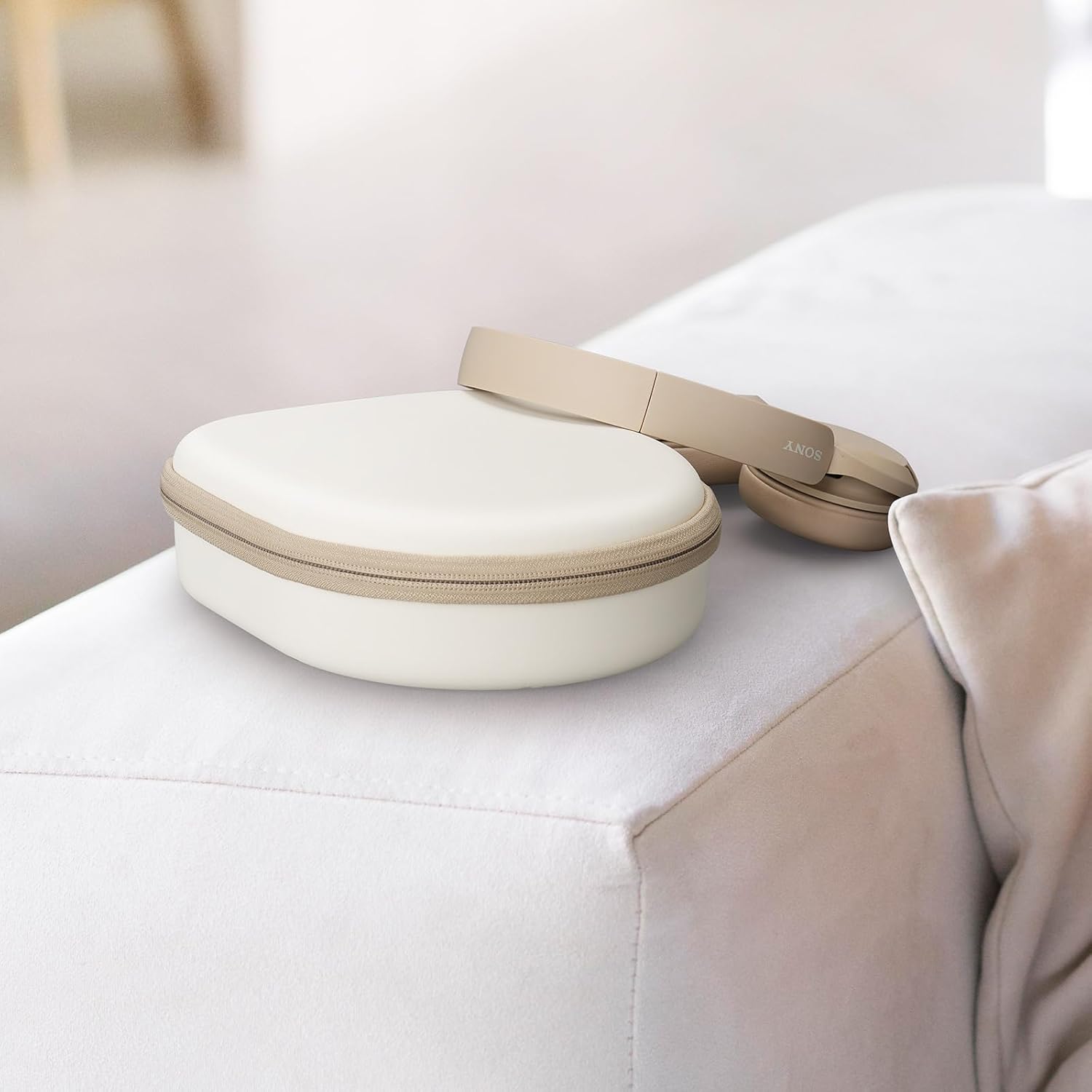 Yinke Hard Case for WH-CH510 /JBL Tune 510BT Headphone, Travel Protective Cover Storage Bag(White) - Image 6