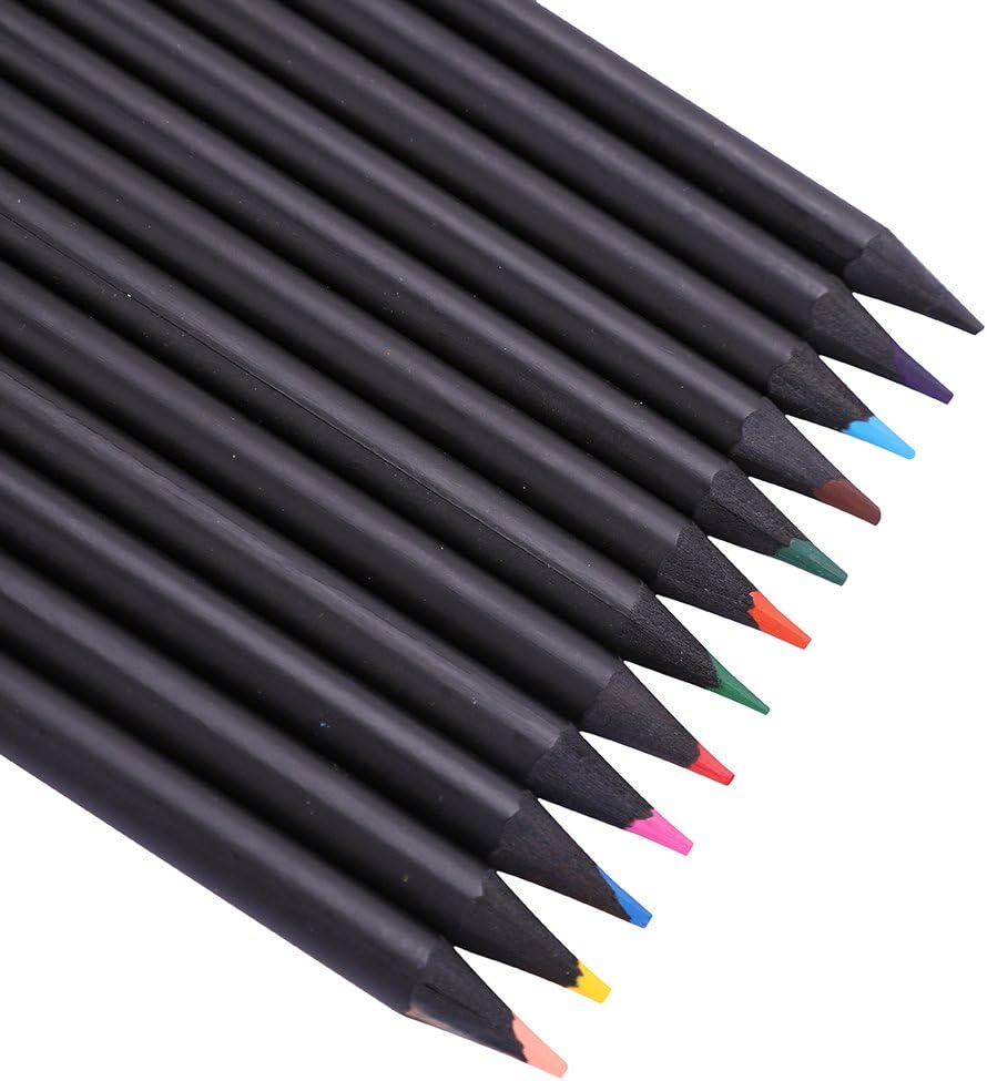 12Pcs Sketch Pencils Colored Graphite Pencils Drawing Pencils Assorted