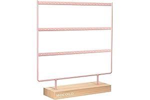 Earring Organizer Stand with Badge Reel Display