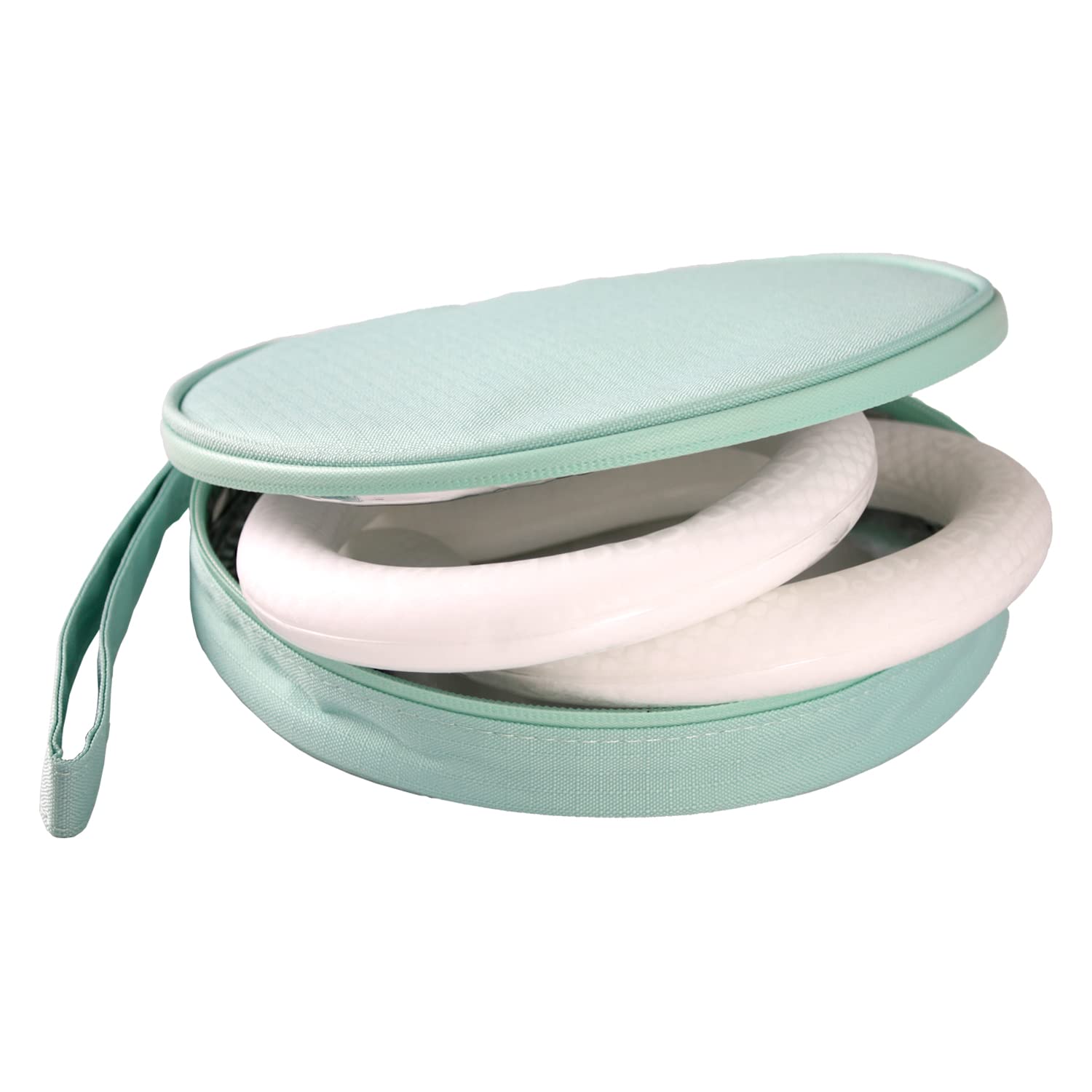 SpeedUSA INSTA Speed Neck Coolers with Insulated Cooler Bag (White&White Cooling Tube w/Mint Cooler Bag)