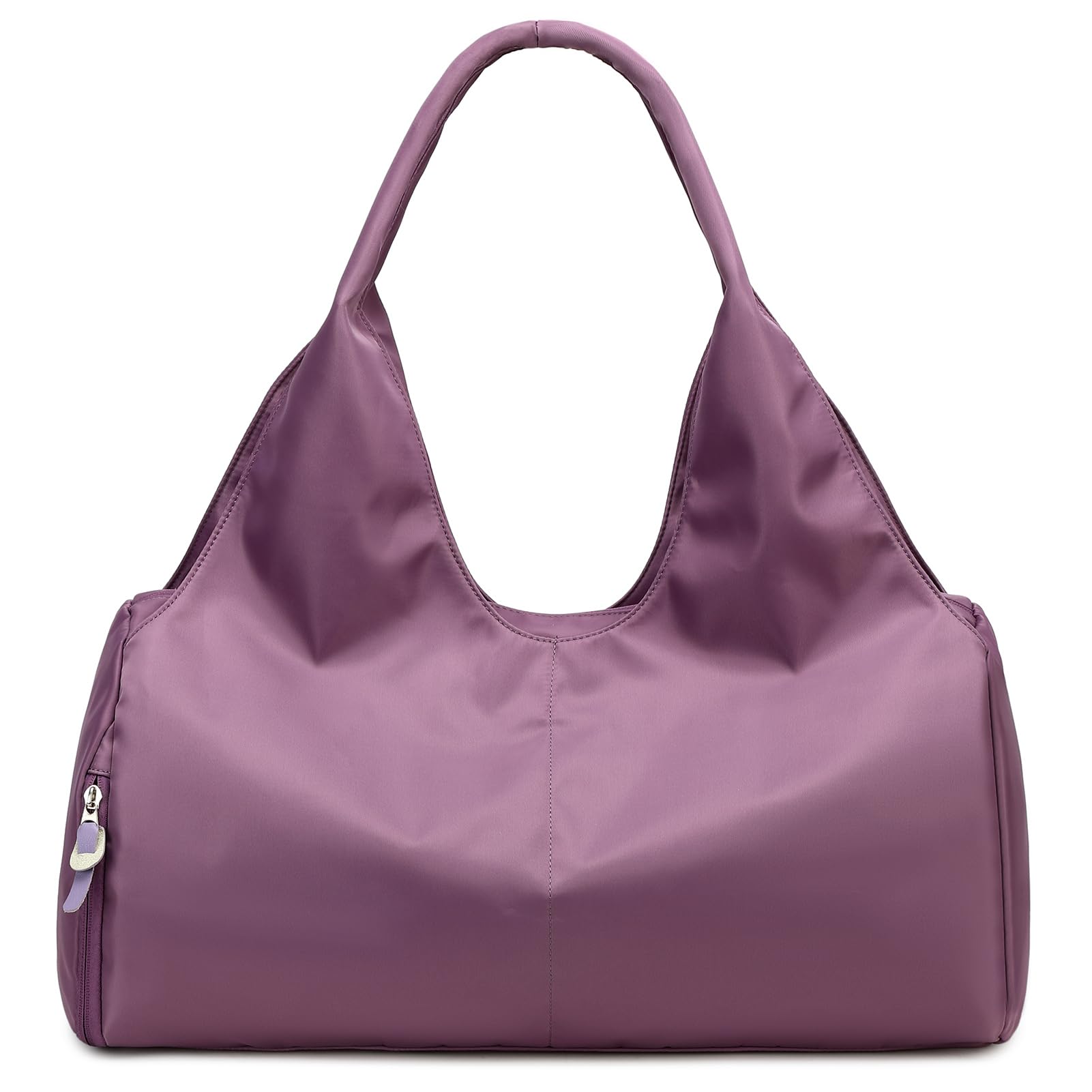SIVENKE Sports Bag for Men and Women with Shoe Compartment & Wet Compartment Weekender Travel Bag Leisure Handbag Foldable Gym Bag Shopping Bag, purple, 48 x 20 x 27 cm โ image 1