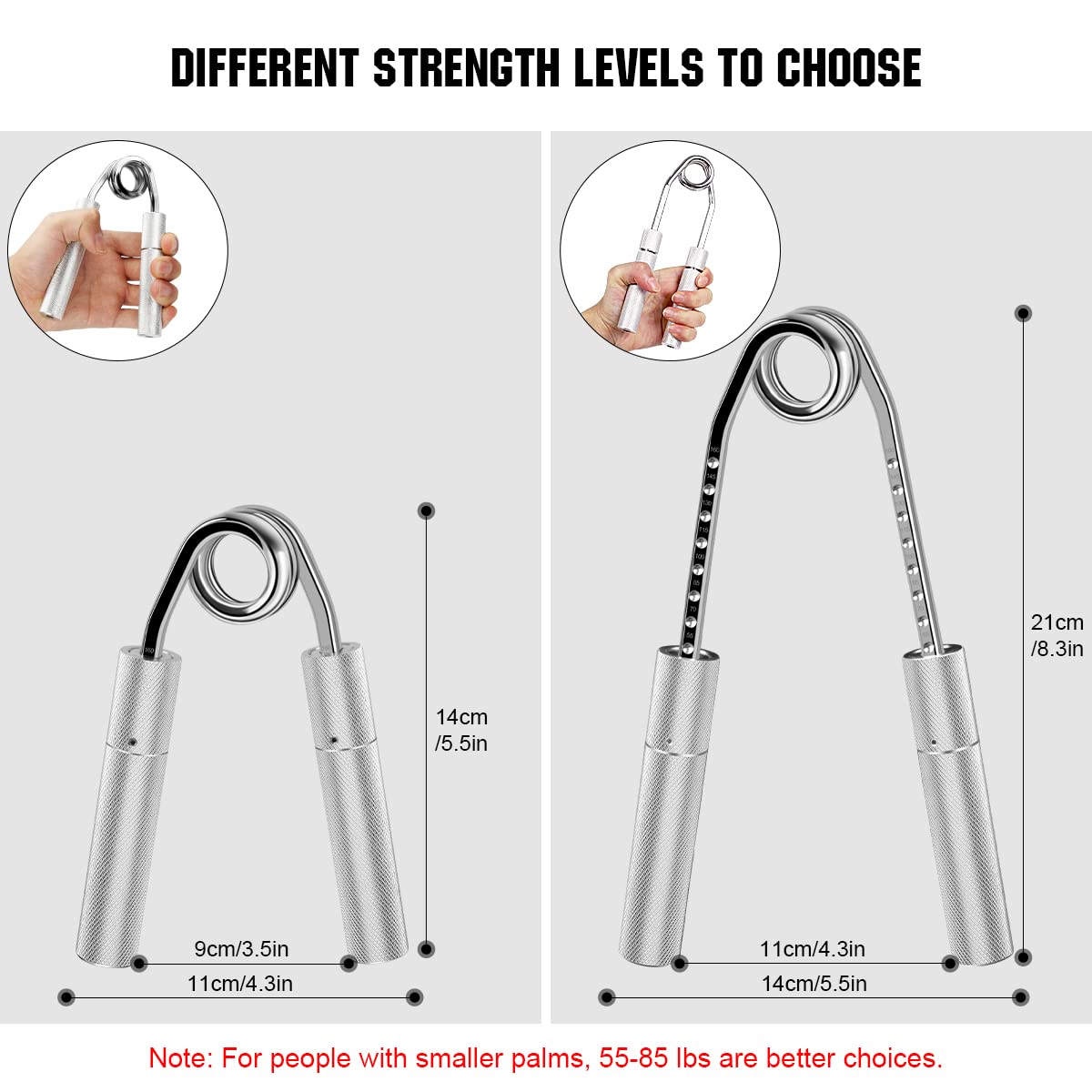 Fortalecedor De Agarre Manual - 5 Niveles De Asistencia Ajustables (23
