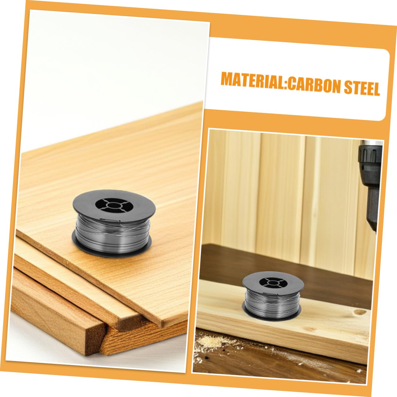 Ciieeo Soldadura Sin Gas Carrete De Alambre De Acero Al Carbono Apto para Todas Las Posiciones 0.8 Mm 1 Kg