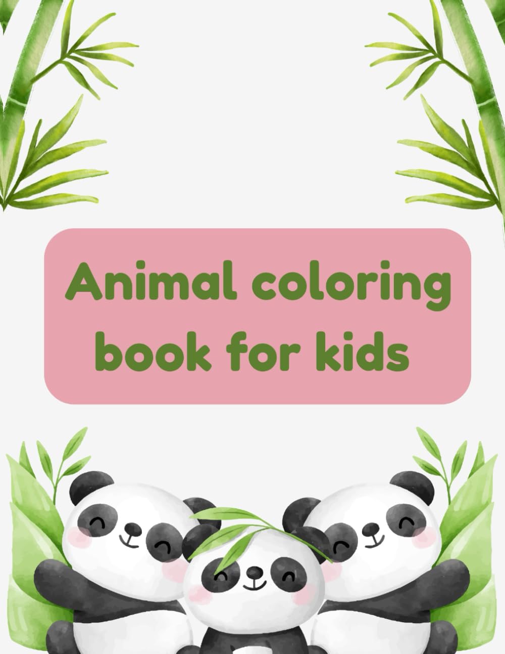 Cute Animals Coloring Book: 30 fun coloring pages for kids