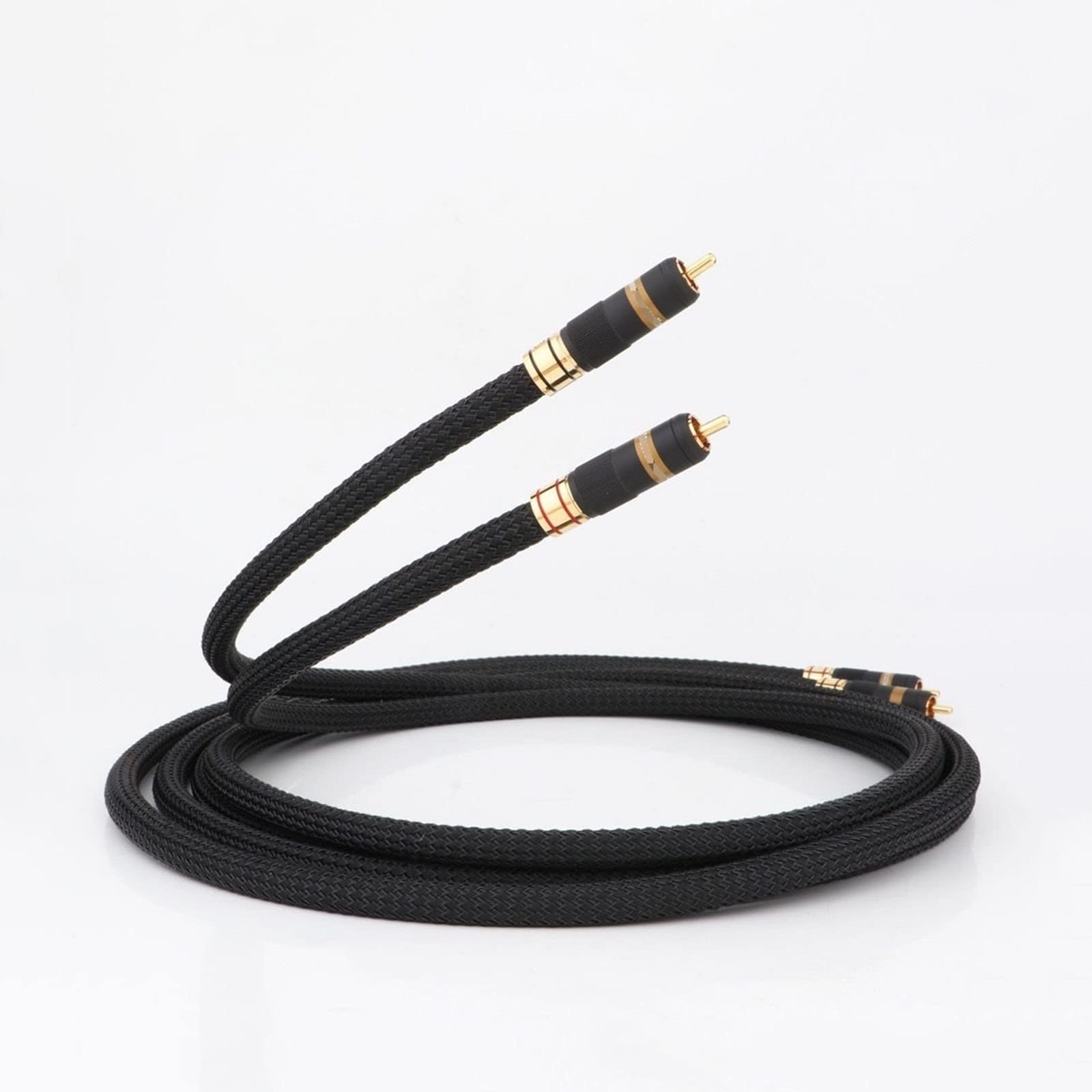 Cable de señal de audio HiFi macho a macho Cable de interconexión de micrófono Cable de interconexión digital(3 Meters)