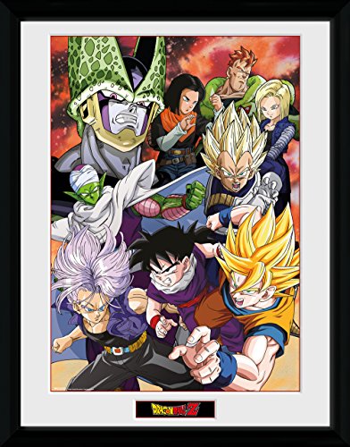 GB Eye Dragon Ball Z Cell Saga Cadre d'impression, Multicolore, 30u00a0x 40u00a0cm