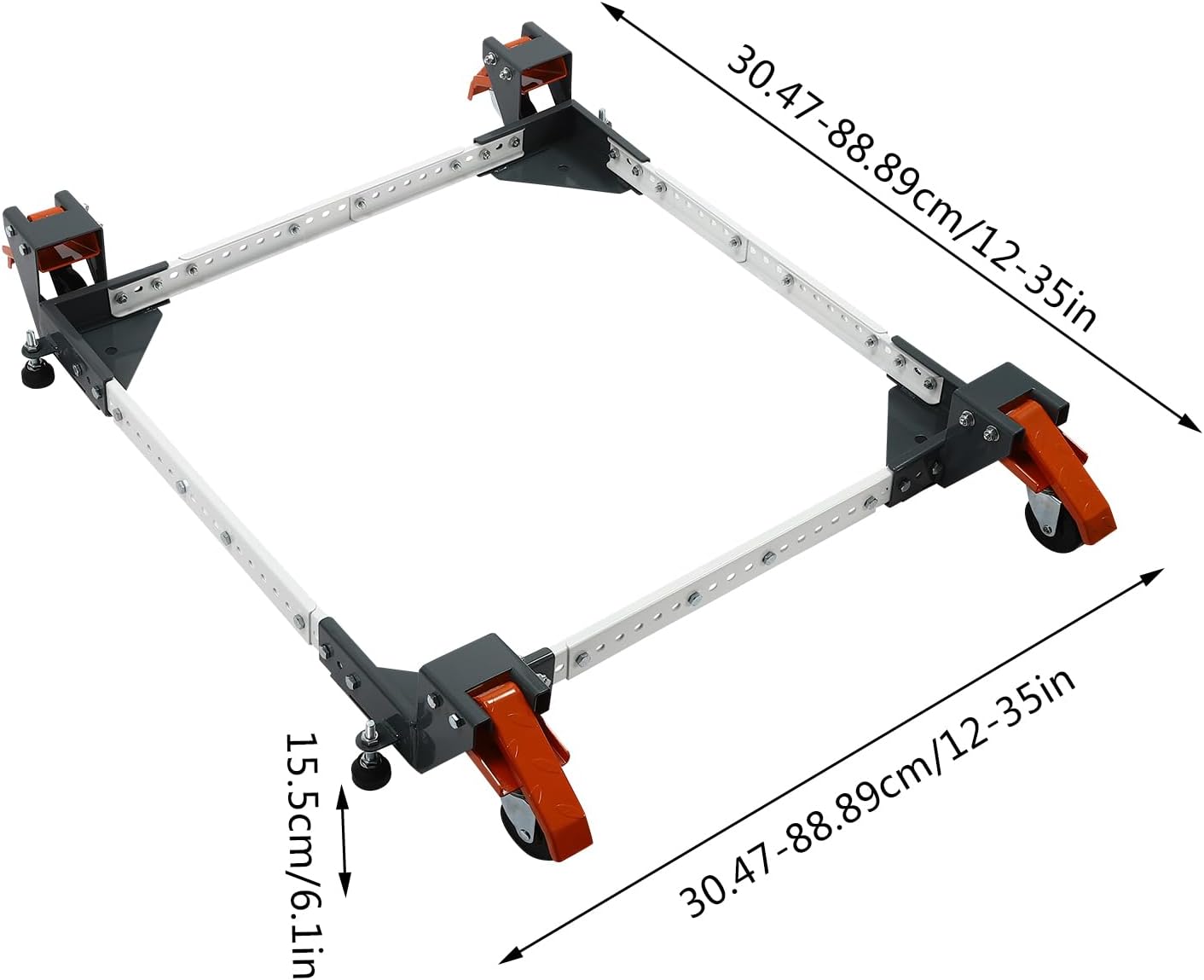 Adjustable Mobile Base, Heavy Duty Mobile Base