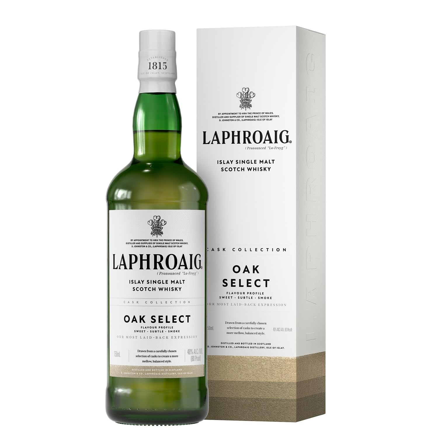 Laphroaig Select | Islay Single Malt Scotch Whisky | mit Geschenkverpackung | sanfter Torfrauch mit süßlichen Noten | 40% Vol | 700ml ( Die Geschenkverpackung kann variieren)