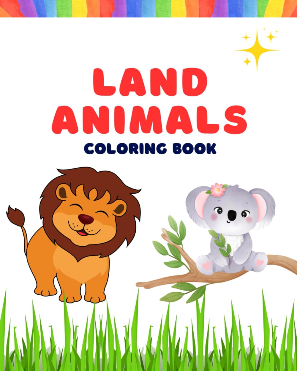 LAND ANIMALS COLORING BOOK (SPARK COLORING BOOK SERIES)