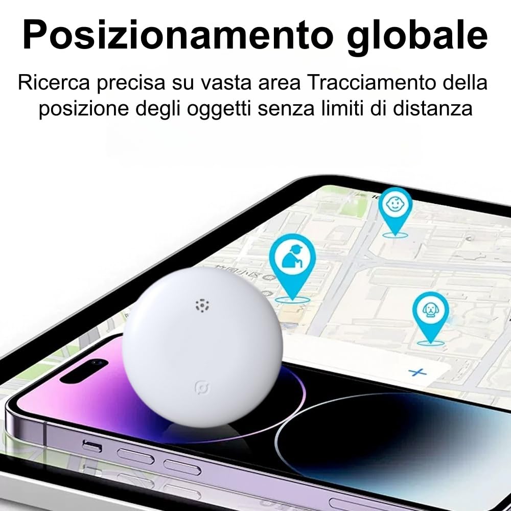Volovivo Localizzatore Bluetooth- Trova Chiavi, Bagagli & Portafogli, Posizionamento Preciso