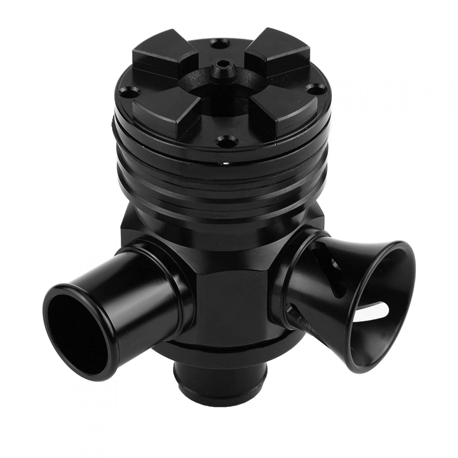 Soupape de Soufflage Aramox Turbo, Soupape de Soufflage Turbo BOV pour Inverseur Automatique de Voiture en Alliage D'aluminium Noir pour Moteur 1.8T 2.7T