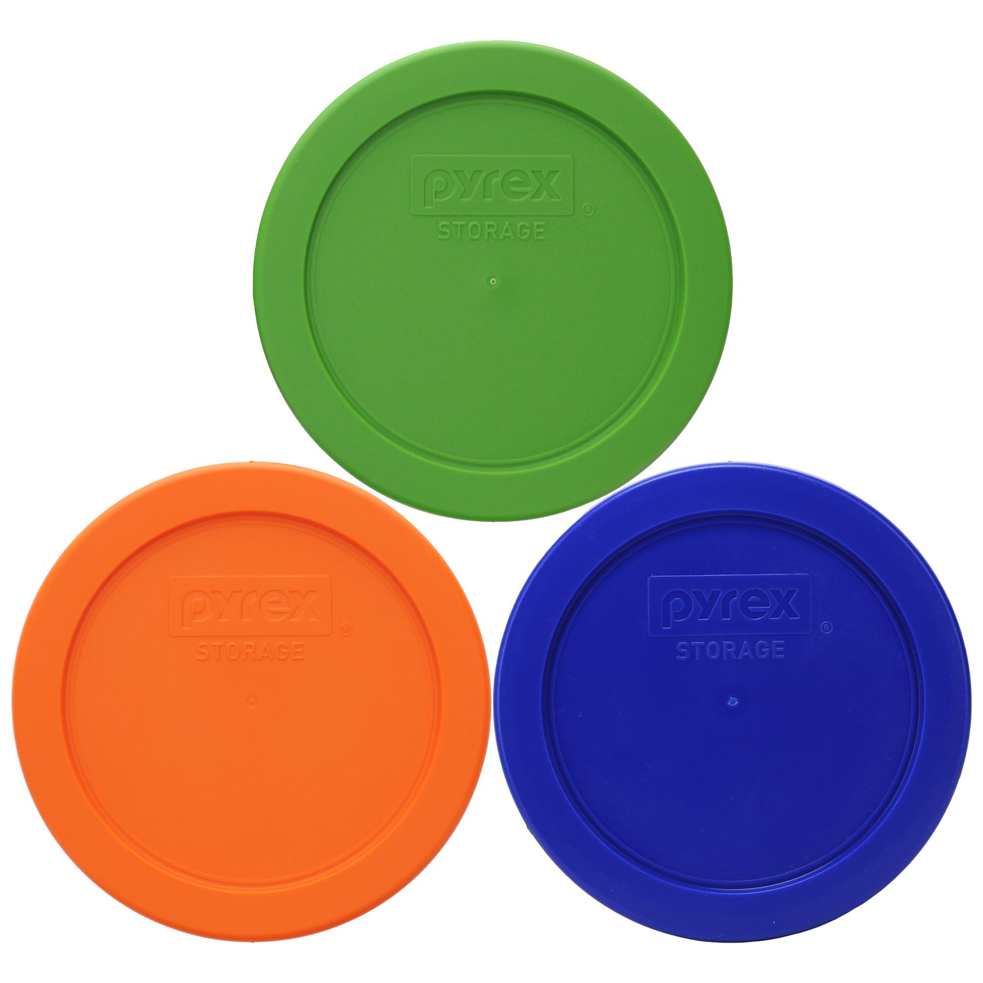 Couvercles Pyrex 7200 ronds pour organiser le batch cooking de la semaine - 3 pièces