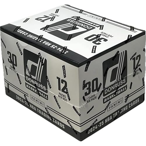 2024-25 Panini Donruss NBA Basketball Fat Pack Cello Box (12 Packs, 30 Cards per Pack)