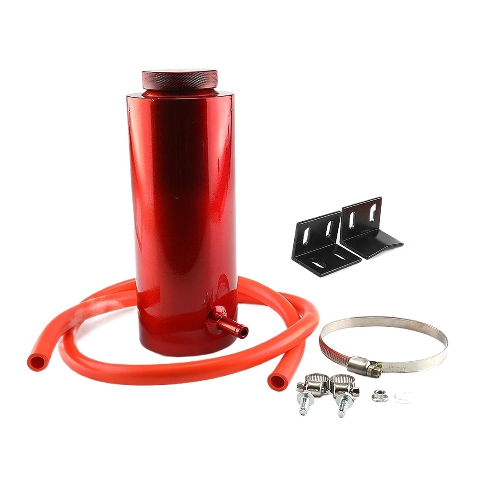 Zbiornik Wyrównawczy Zbiornika Uniwersalny 800ml Zbiornik Na Płyn Chłodniczy, Wyrównawczy Płynu Chłodzącego, Butelka Do Zbierania , Przelewowy(Red)