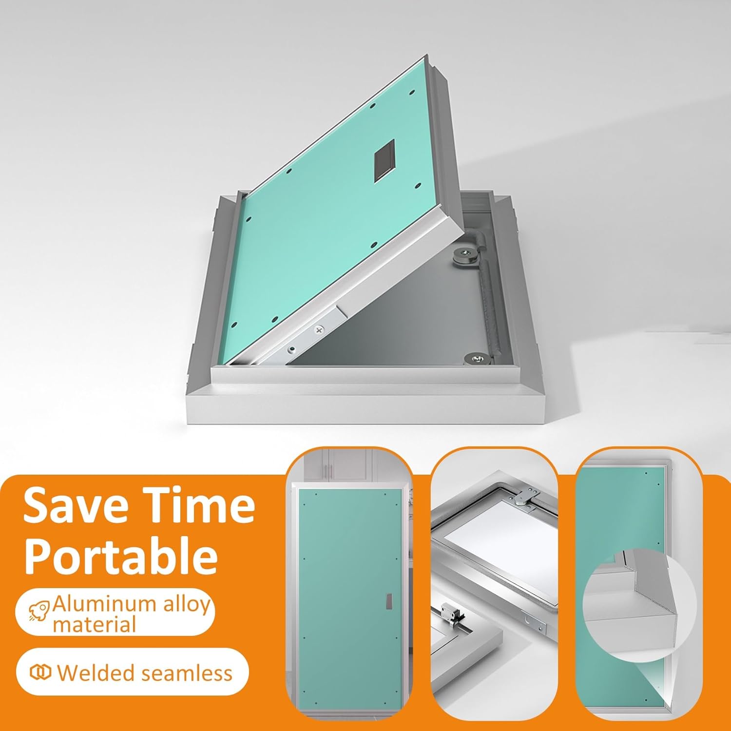 Heavy Duty Access Door Recessed Inspection Door Self Adhesive Access Panel for Drywall Electrical/Wiring/HVAC Inspection Hatch(22x32in/55x80cm)