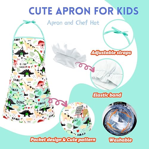 Miniatura 4 de KKmon Juego de accesorios de cocina para niños, juego de 36 ollas y sartenes de acero inoxidable para niños, juego de cocina de simulación con juego