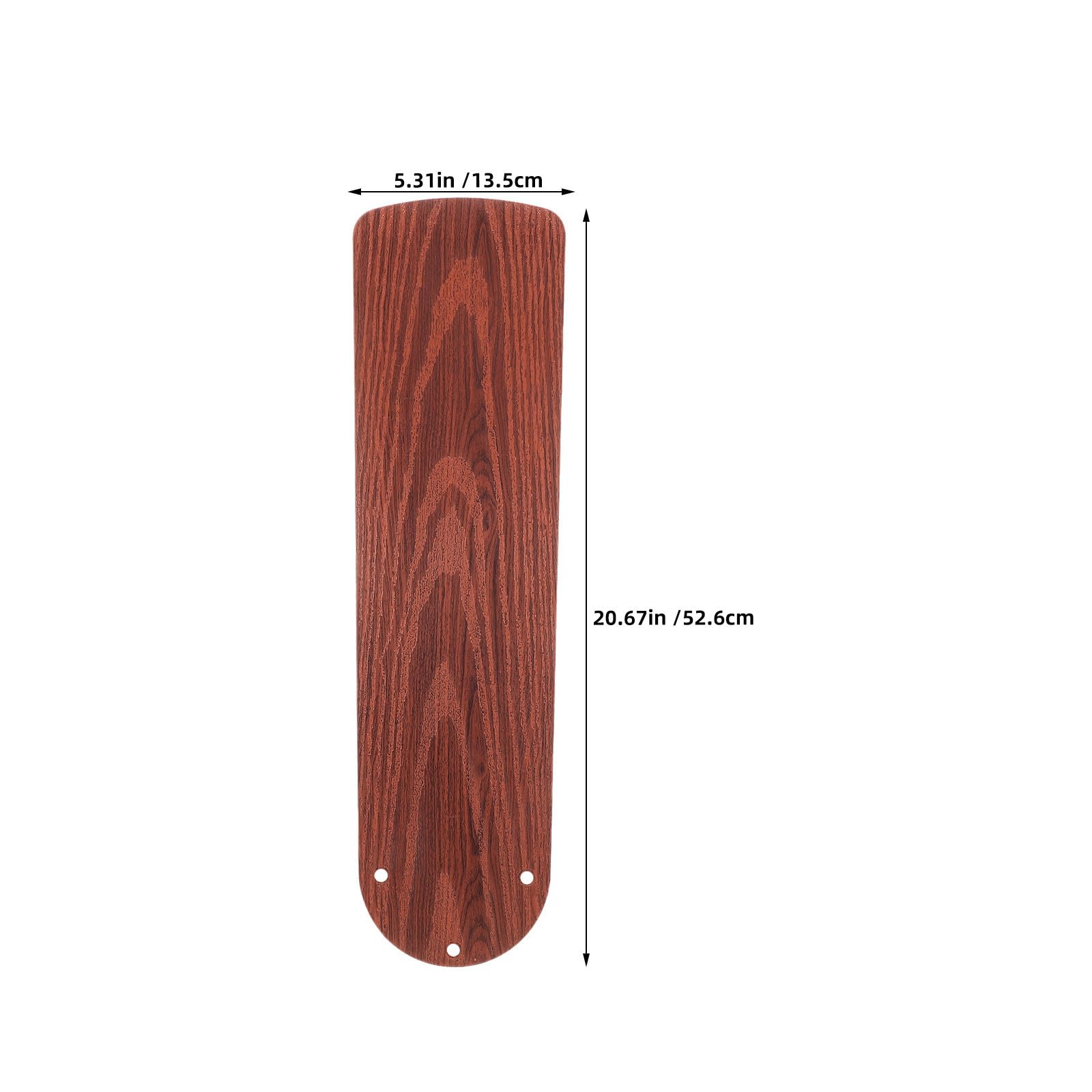 Alipis Palette per Ventilatore a Soffitto Effetto Legno 3 Pezzi in Plastica | Ricambio per Interni, Weatherproof e Silenziose, Sostituzione Rapida per Pale Rotte, Festa Estiva