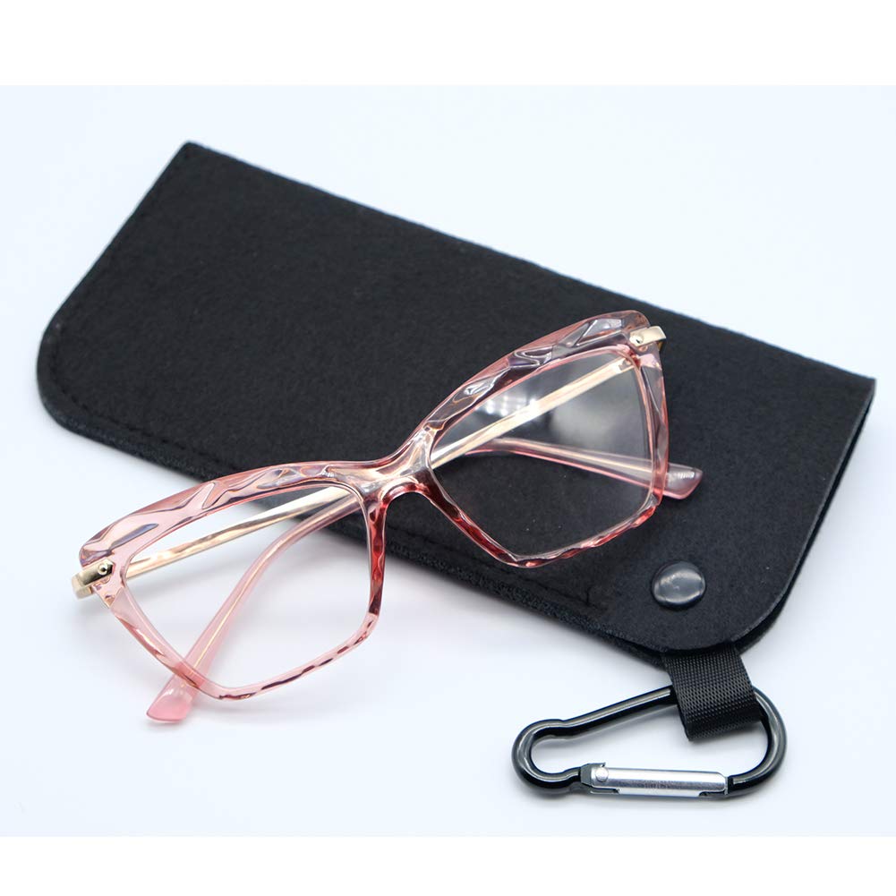 Blaulichtfilter Lesebrille für Damen und Herren Lightweight (Rosa, 1.25, x)