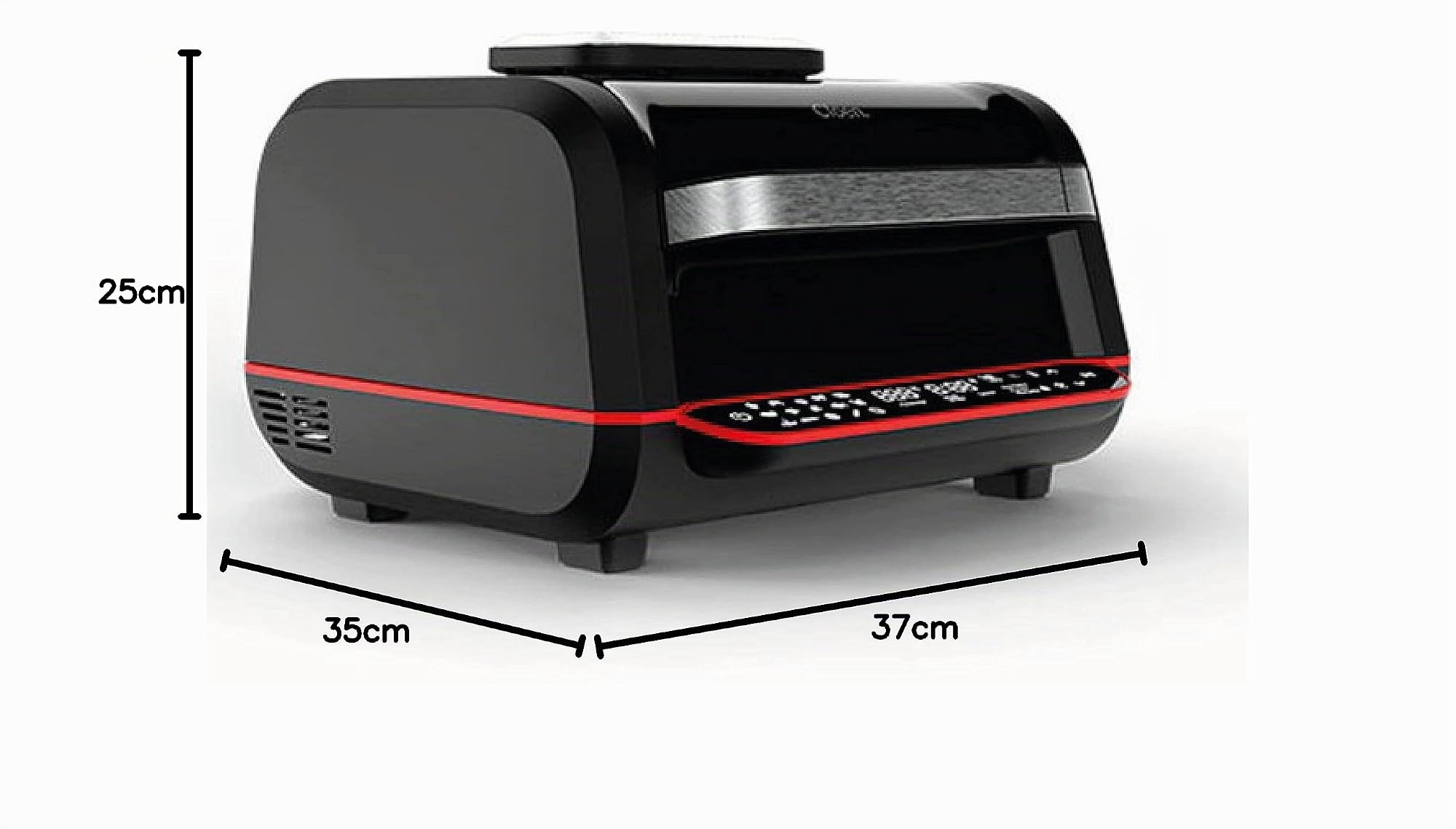 Foodie Fryer by Cloen Freidora sin Aceite 7L 1700W | 18 Funciones, 8 Dispositivos en 1, Panel Led Táctil, Doble uso: Cesta o Plancha Grill, Sin BPA