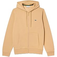Lacoste mens Long Sleeve Solid Full Zip Mm