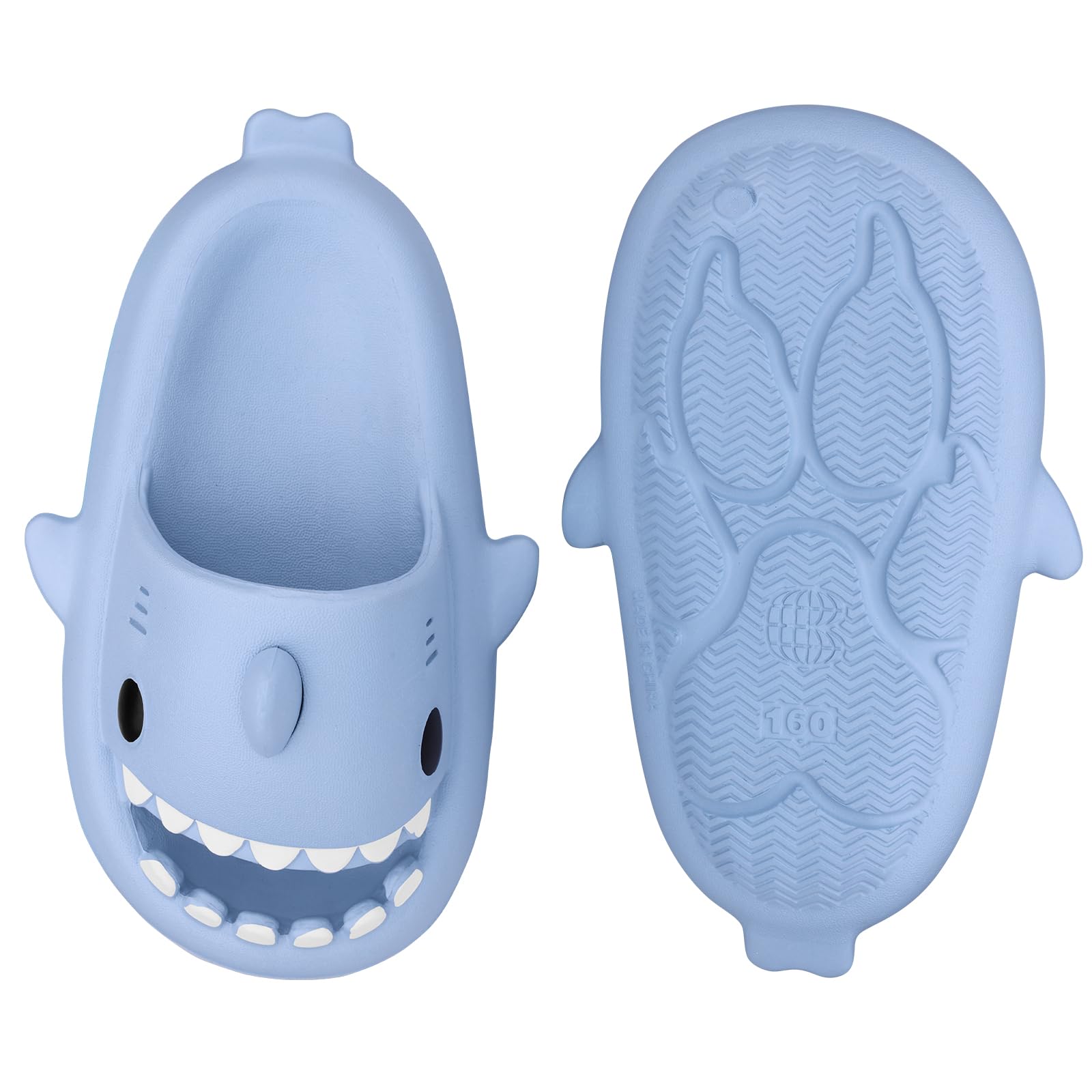 Requin Chaussons Fille Pantoufles Mignon Claquettes Garçon Chaussures pour Piscine et Plage Antidérapant Douche Chaussons Maison d'été