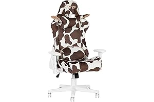 Rustic Ranch Brown Cow Series Gaming Chair
