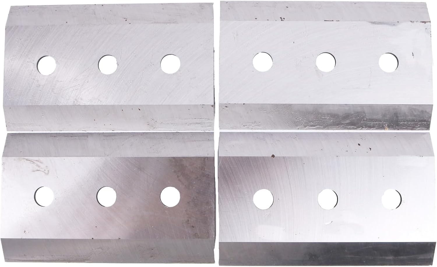 ZTUOAUMA 4X Brush Chipper Blade Knives 900-9901-18 19071700 with 5/8'' Holes Compatible with Bandit 150XP 200XP 250XP 254XP 280XP 1850 JP Carlton 2012 2018D 2512 2512HD Brush Chippers