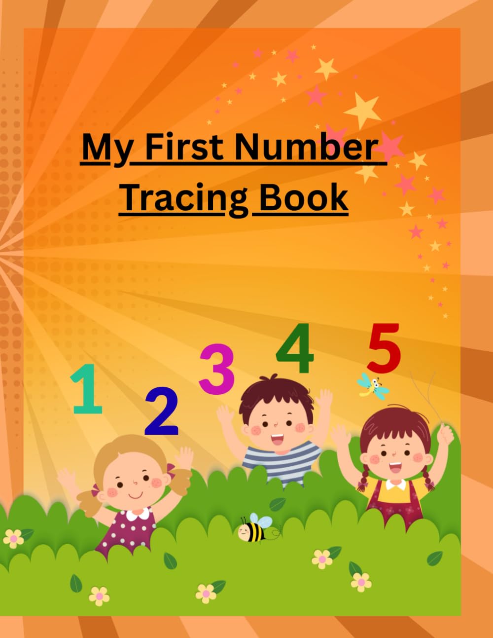 Trace, Count, and Learn Numbers: Kids Math Workbook with Number Tracing, Counting Activities, and Early Math Practice