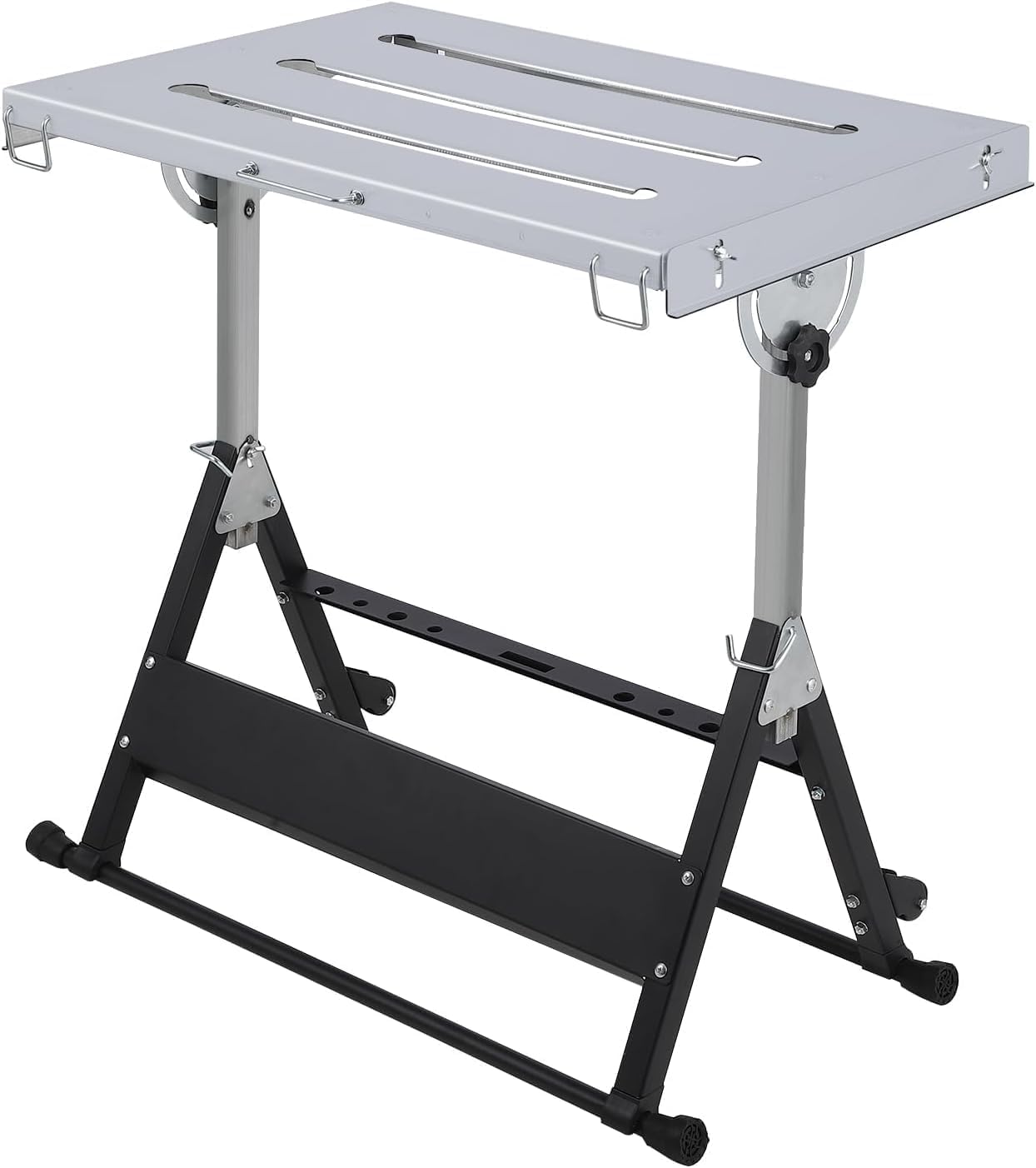 Folding Welding Table 350/400/500/1000lbs Steel Portable Workbench Table Garage - Picture 20 of 25