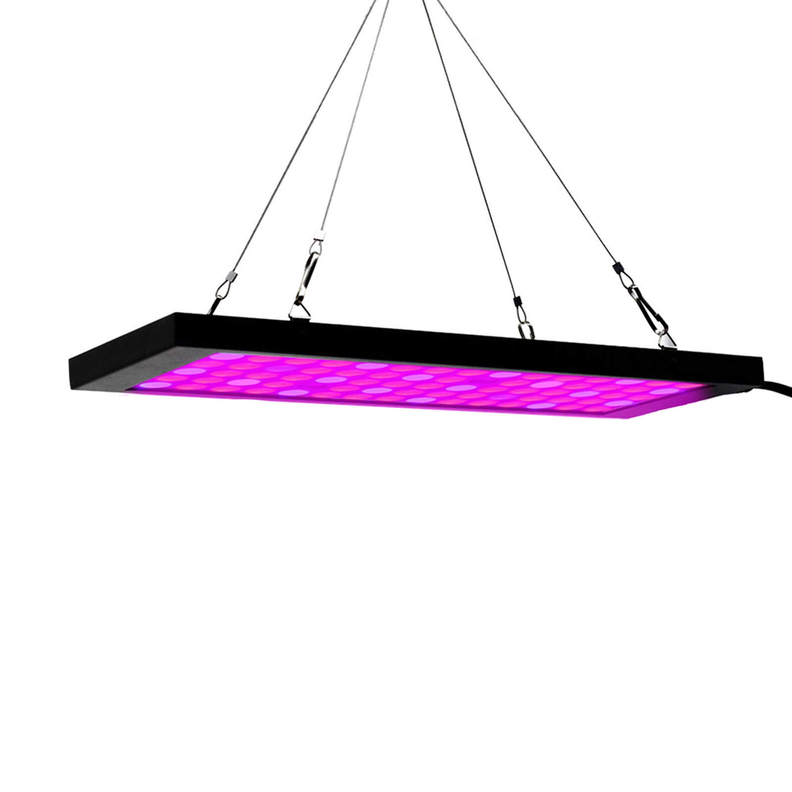 Luz LED para cultivo de plantas, luz de crecimiento de plantas de espectro completo de 100 W, 75 luces LED para cultivo de plantas, utilizada para plantas de interior, hidroponía, invernaderos ( )